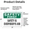 Signmission Safety Culture Sign, 7 in Width, Vinyl Decal, Rectangle OS-2PACK-SF-D-57-L-19601 - alternate 6